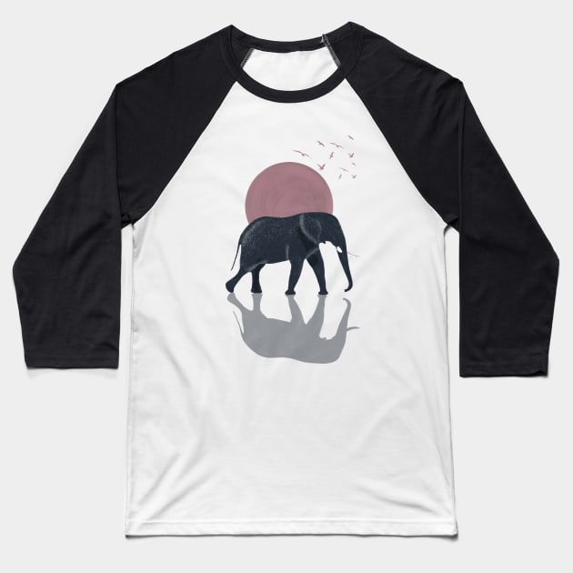 Elephant Baseball T-Shirt by fernandaschallen